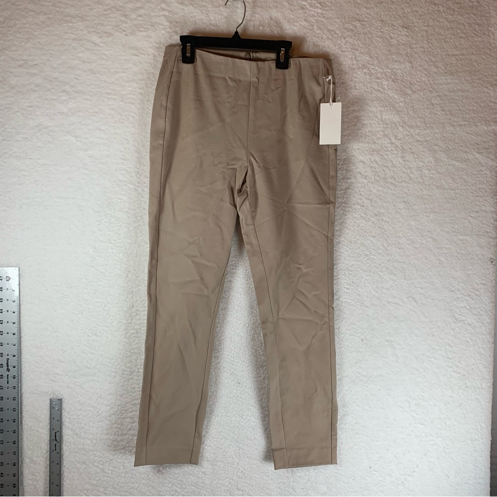 Womens Nordstrom Everyday Skinny Fit Stretch Ankle Pants Khaki Size 10 NWT 5702